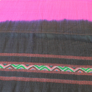Pink Kullu Handloom Pure Wool Stole-Shawls-parinitasarees