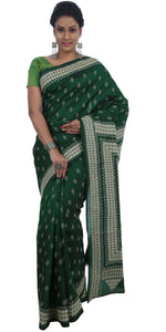 Deep Green Stunner, Kantha-Kantha saree-parinitasarees