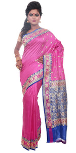 French Rose, Benarasi silk-Banarasi silk saree-parinitasarees