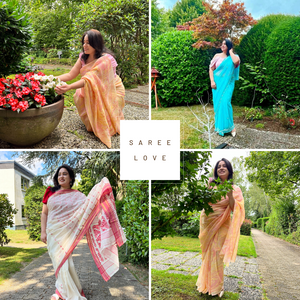 Indian Tradition in Europe - Sarees that accompanied me on my Euro trip