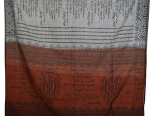 Grey Shantiniketan Cotton Saree with Red Pallav-parinitasarees