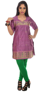 Mauve Might, Baluchari silk (L)-parinitasarees