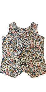 White Cotton Women's Top with Kalamkari Prints-parinitasarees