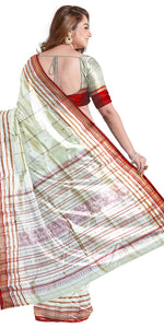 Garad Silk Saree with Floral Motifs-Garad Silk-parinitasarees