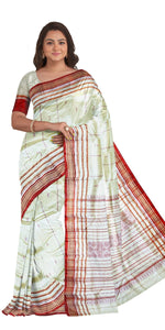Garad Silk Saree with Floral Motifs-Garad Silk-parinitasarees