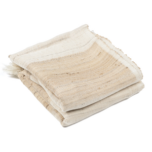 Ivory Wool Silk Shawl-parinitasarees