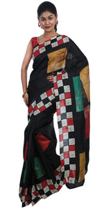 Multi Colour Trendy Bishnupuri Silk Saree-Bishnupuri silk saree-parinitasarees