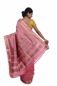 Peshwai Pink, Baluchari-Baluchari saree-parinitasarees
