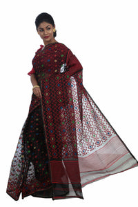 The Dark Matter, Dhakai Jamdani-Jamdani saree-parinitasarees